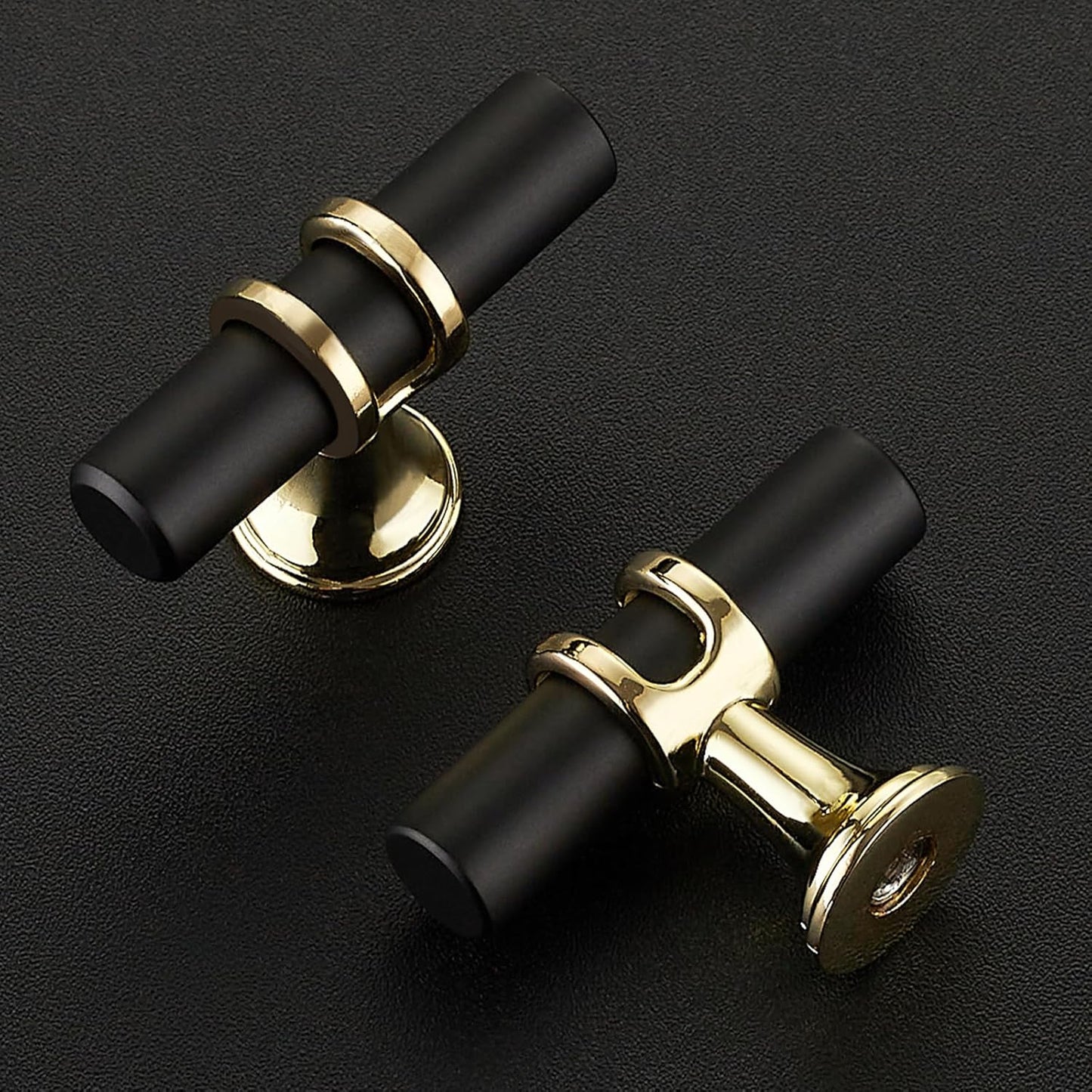 RAVINTE Gold T Bar Cabinet Knobs Kitchen Pulls for Drawer Dresser Hardware