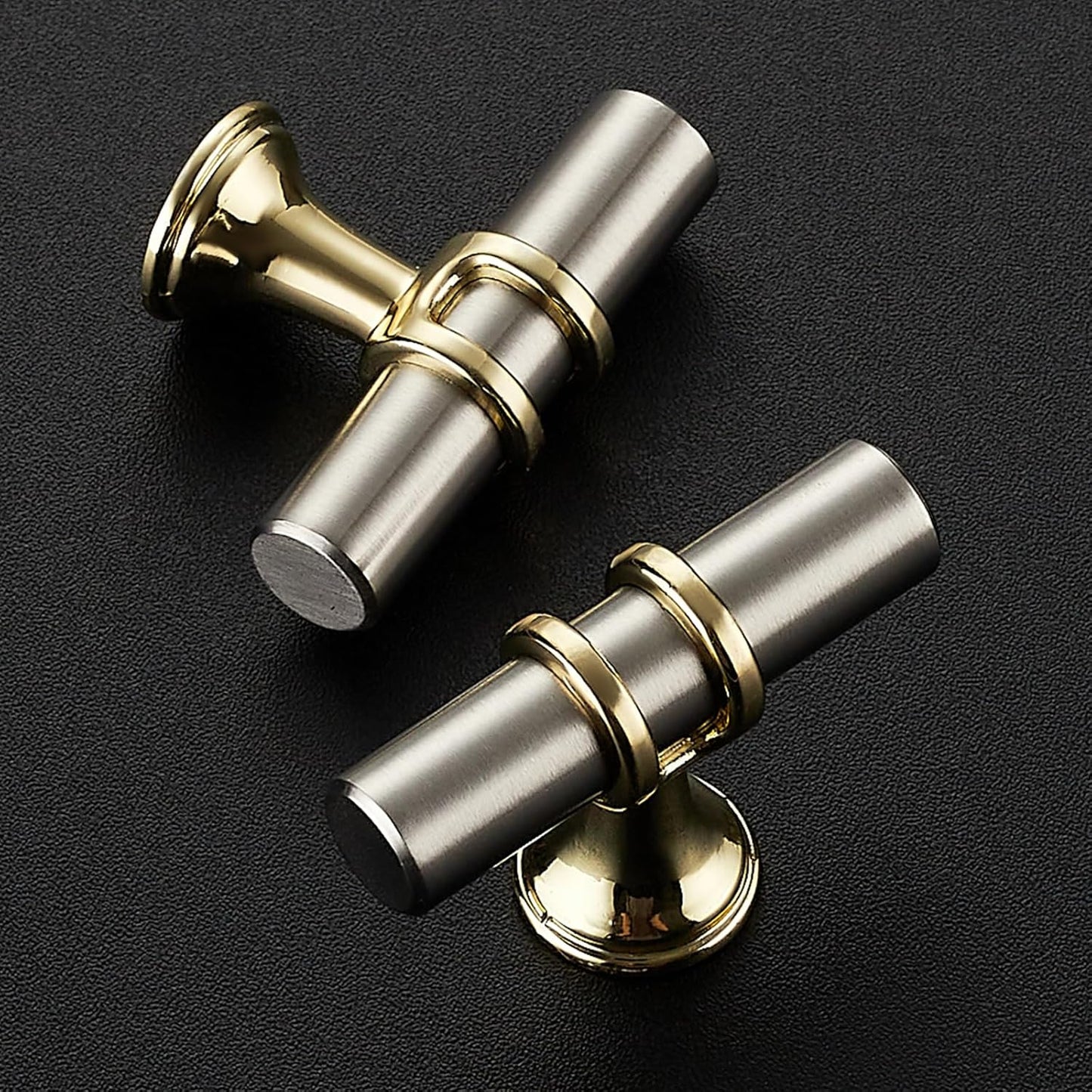 RAVINTE Gold T Bar Cabinet Knobs Kitchen Pulls for Drawer Dresser Hardware
