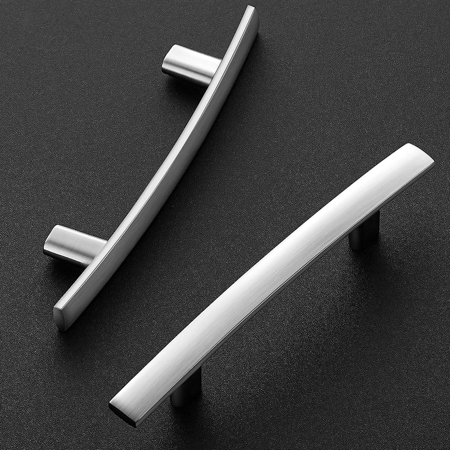 Ravinte 3 Inch Curved Brass Cabinet Pulls Kitchen Drawer Pulls Cabinet Hardware