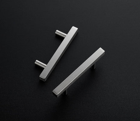 Ravinte 3-3/4 Inch Square Cabinet Pulls Stainless Steel Kitchen Drawer Pulls