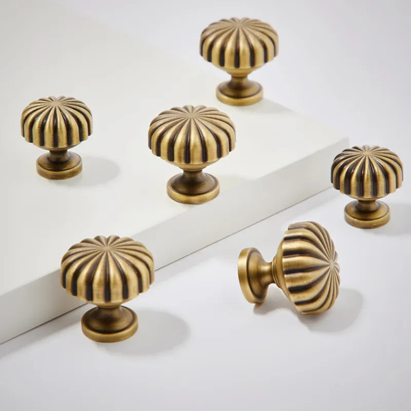 Ravinte American Vintage Brass Drawer Pulls Closet Door Knobs
