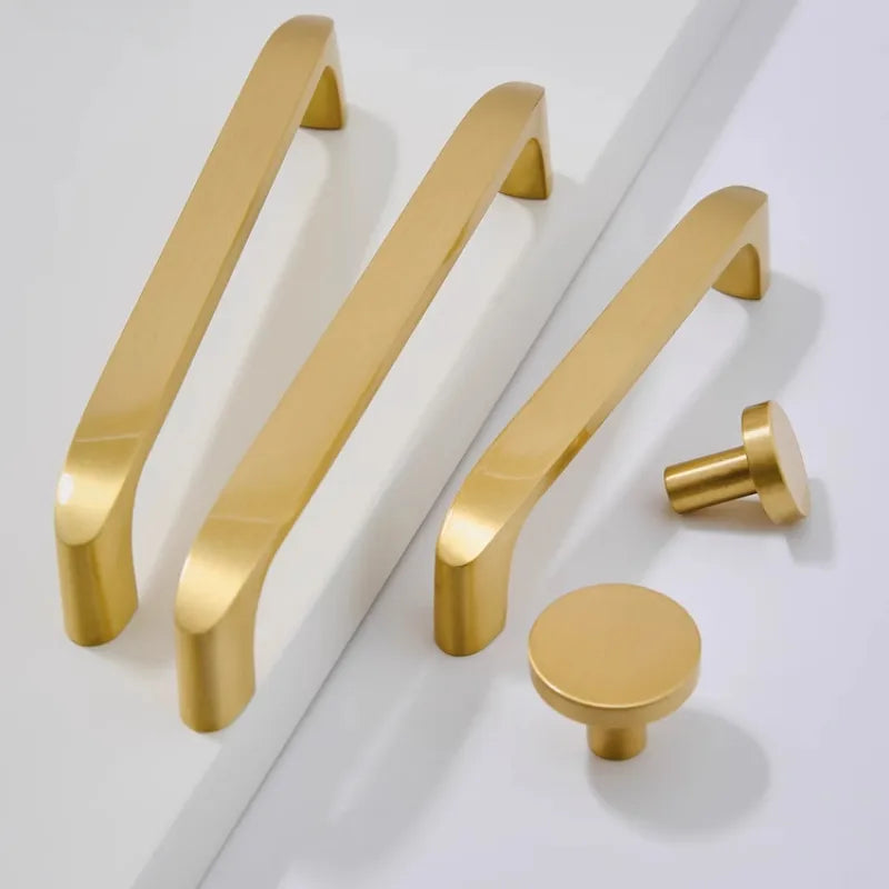 Ravinte Brass Cabinet Drawer Handles Knob | Modern Luxury Style