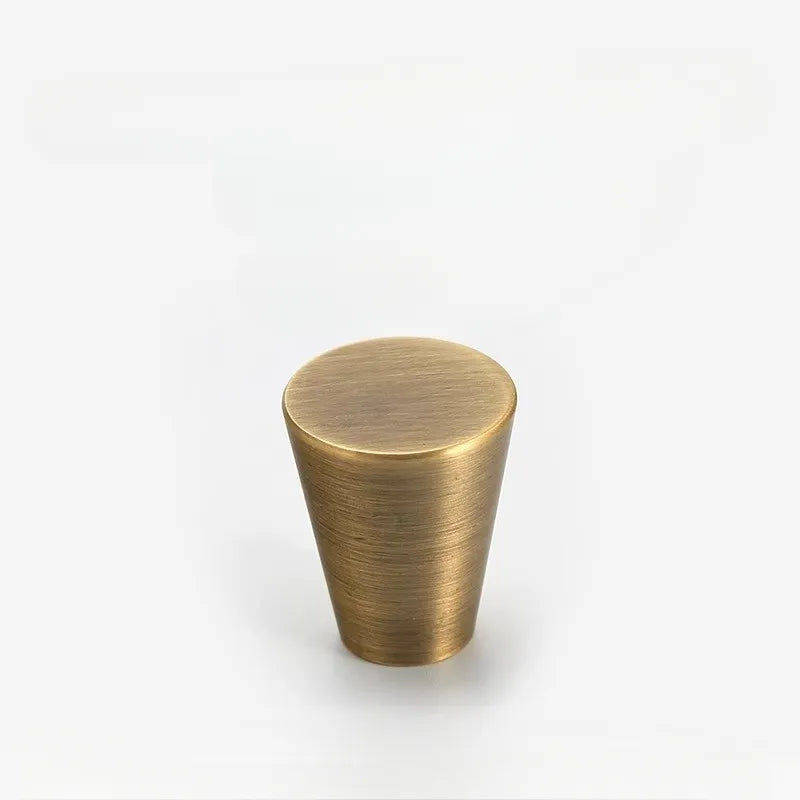 Ravinte Antique Brass Cabinet Door Knobs Round Drawer