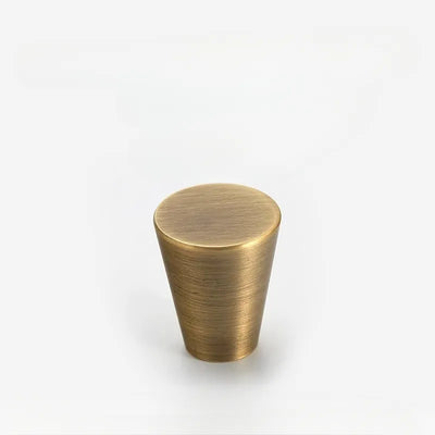 Ravinte Antique Brass Cabinet Door Knobs Round Drawer