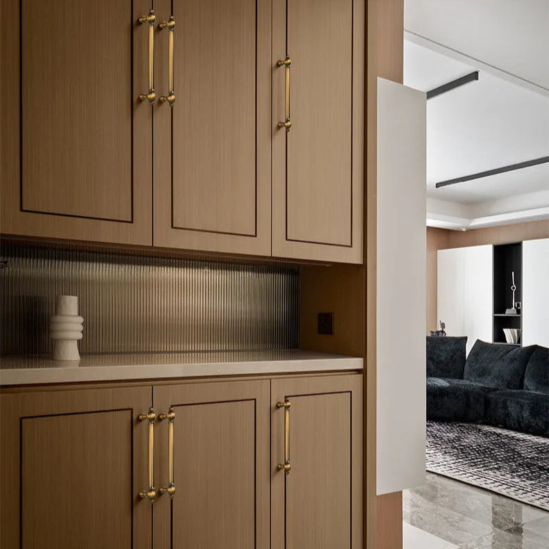 Ravinte Luxury Cabinet T-bar Handles 24k Gold Finish