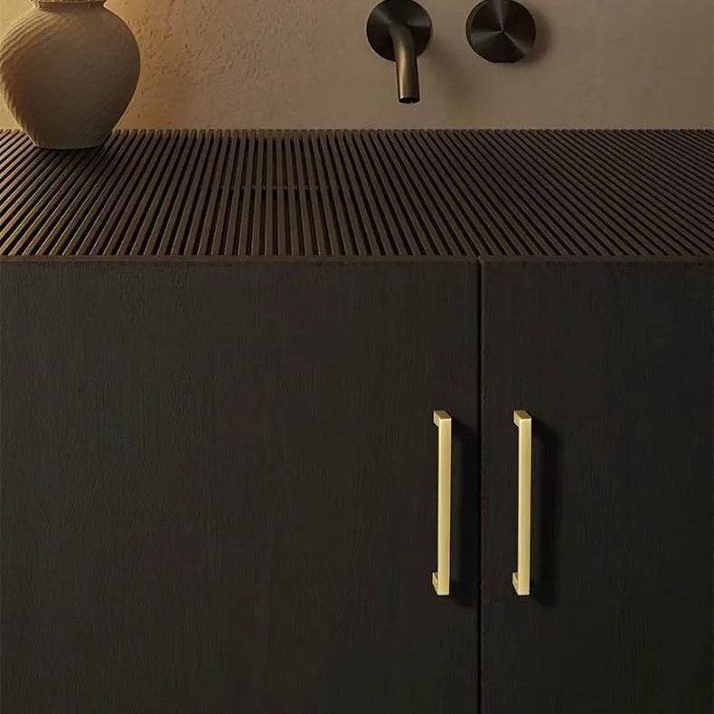 Ravinte Brass Square Cabinet Bar Pulls Handles