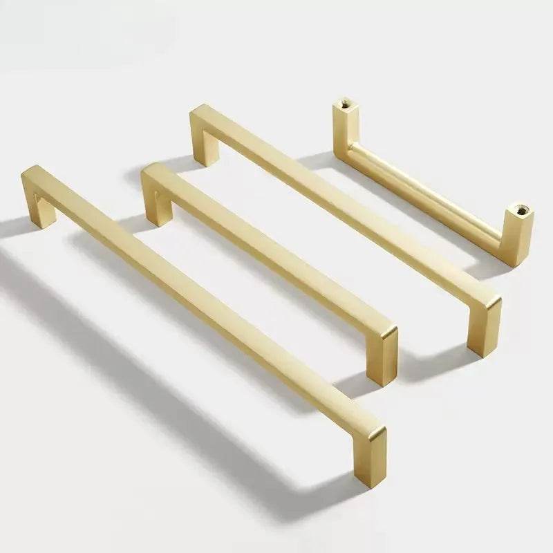 Ravinte Brass Square Cabinet Bar Pulls Handles