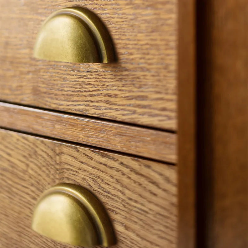 Ravinte Mission Brass Cup Drawer Cabinet Pulls
