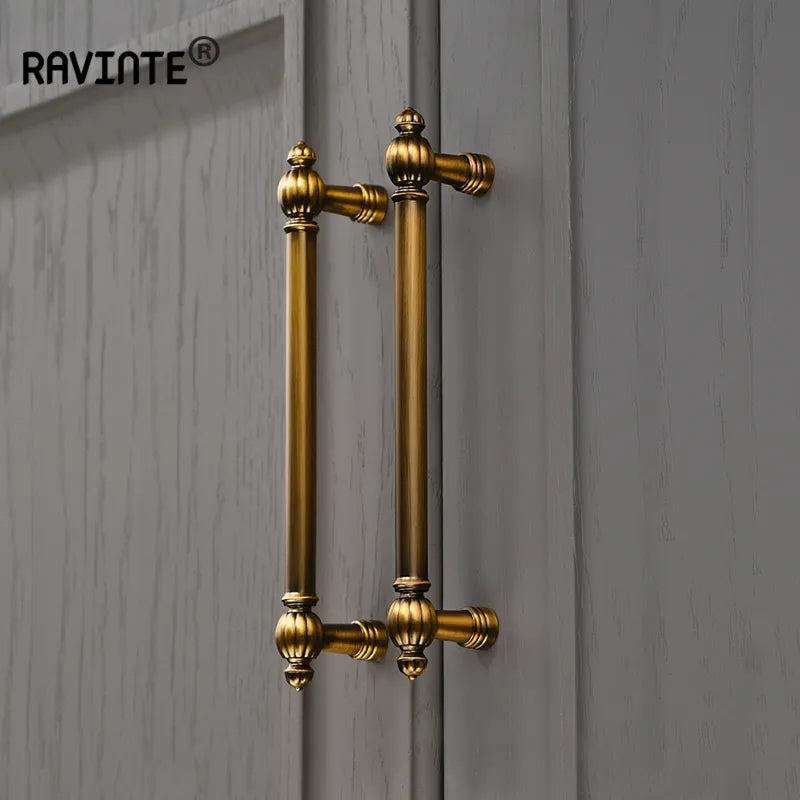 Ravinte Luxury Cabinet T-bar Handles 24k Gold Finish