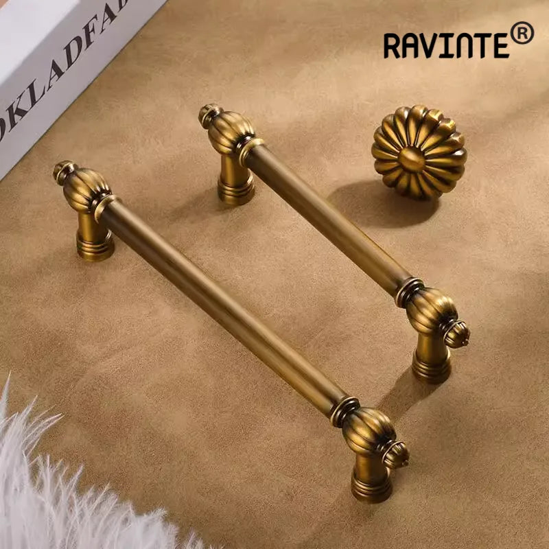 Ravinte Luxury Cabinet T-bar Handles 24k Gold Finish