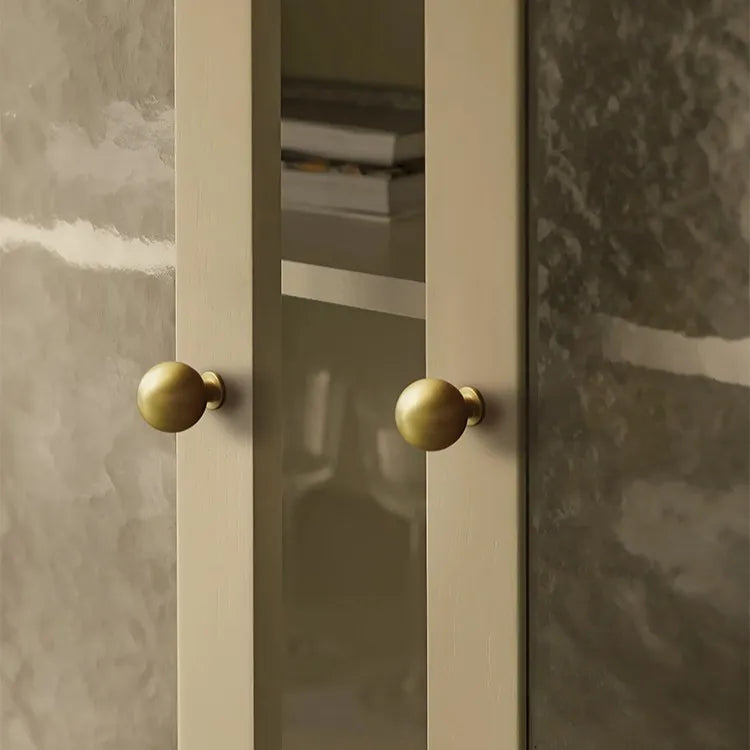 Rustic Round Brass Cabinet Knobs | Dresser Knobs| Drawer Knobs