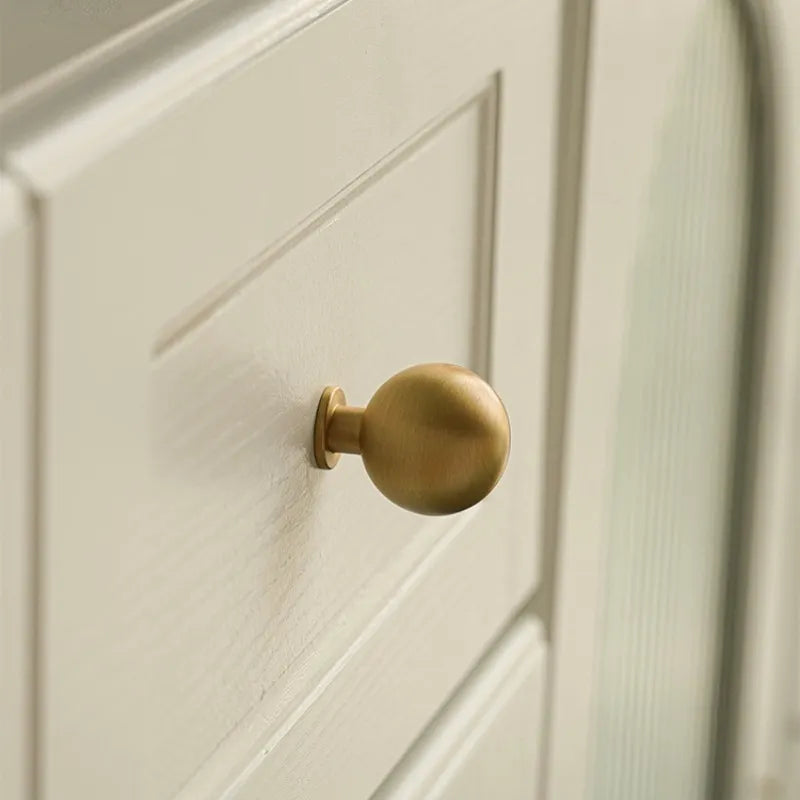 Rustic Round Brass Cabinet Knobs | Dresser Knobs| Drawer Knobs