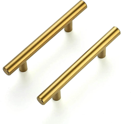 Ravinte Cabinet Pulls Brushed Brass Stainless Steel Kitchen Cabinet Handles Drawer Pulls